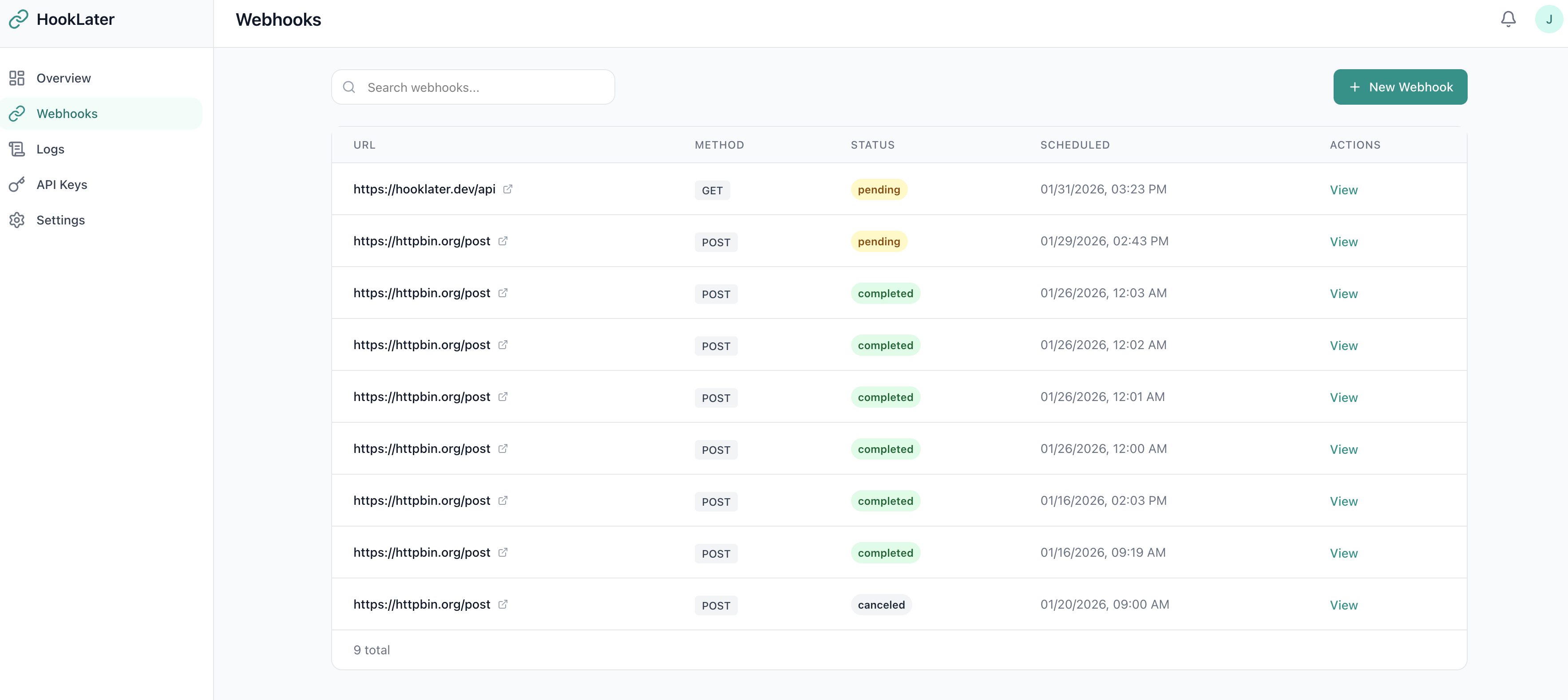 HookLater - Screenshot 5 showing product features and functionality