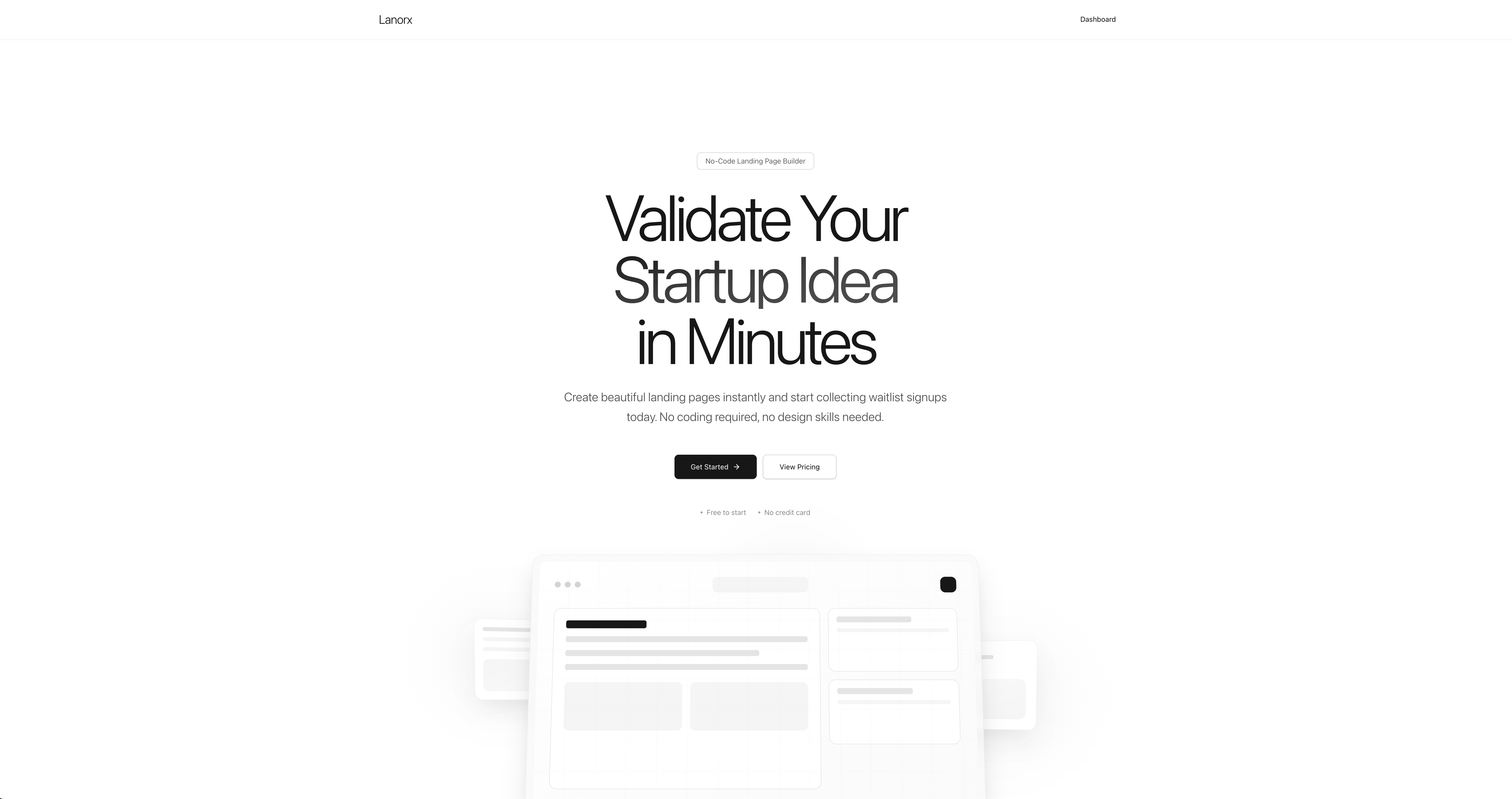 Lanorx - Main screenshot showing features and interface