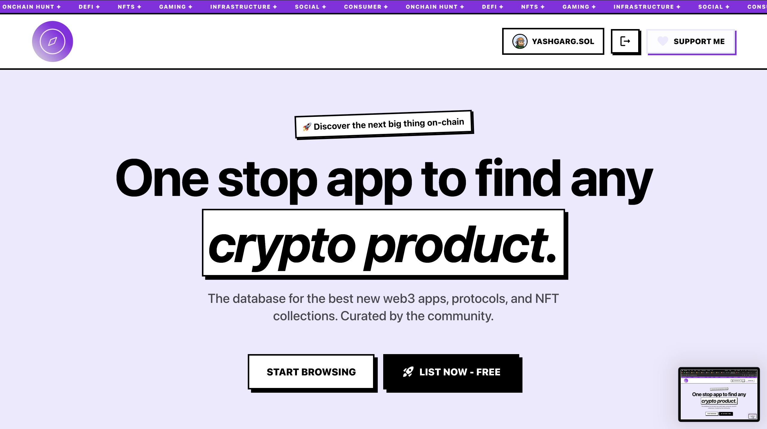 Onchain Hunt gallery image