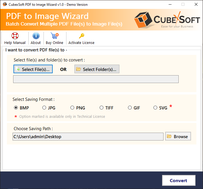 CubexSoft PDF에서 이미지 도구 - PDF 파일을 PNG, JPG 등으로 변환하는 빠른 및 직접 방법. 미디어 1