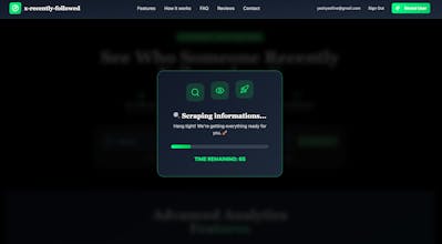 X Recently Followed gallery image