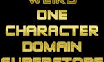 Weird One Character Domain Superstore image