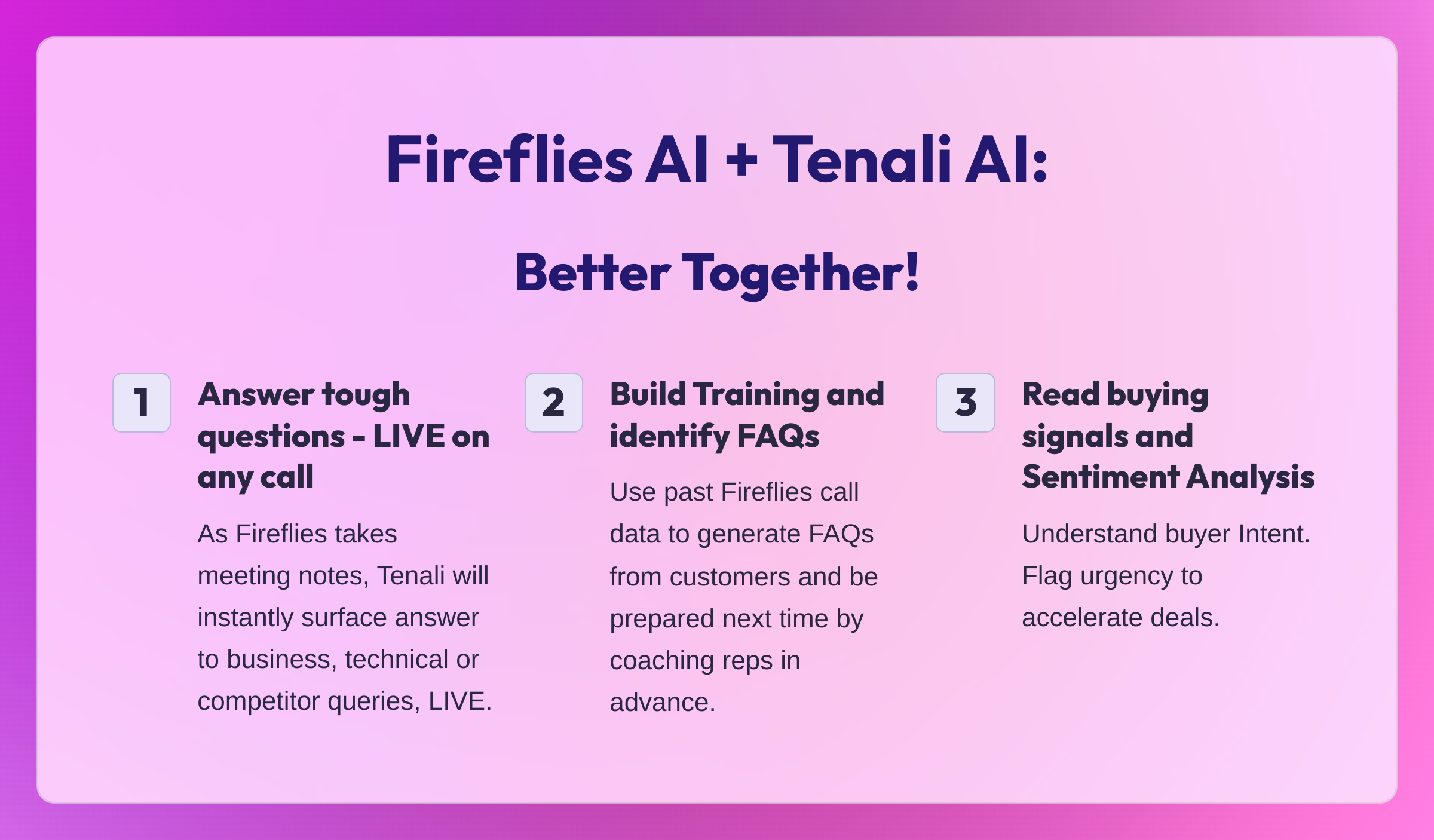 ホタルのためのTelalが持っています - Fireflies MeetingsとのChatGptのように相互作用しますメディア3