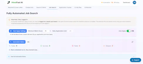 AI-powered job search automation engine gallery image