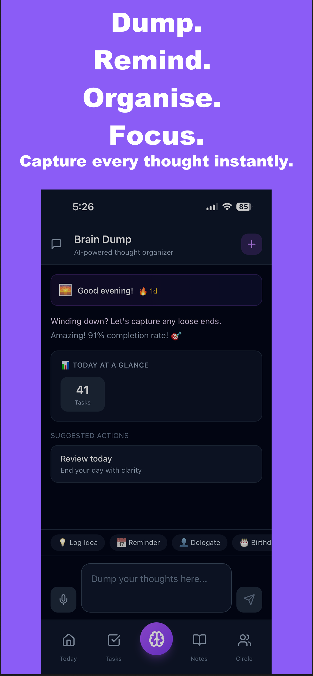 ZenDump: Your Brain's Off Switch gallery image