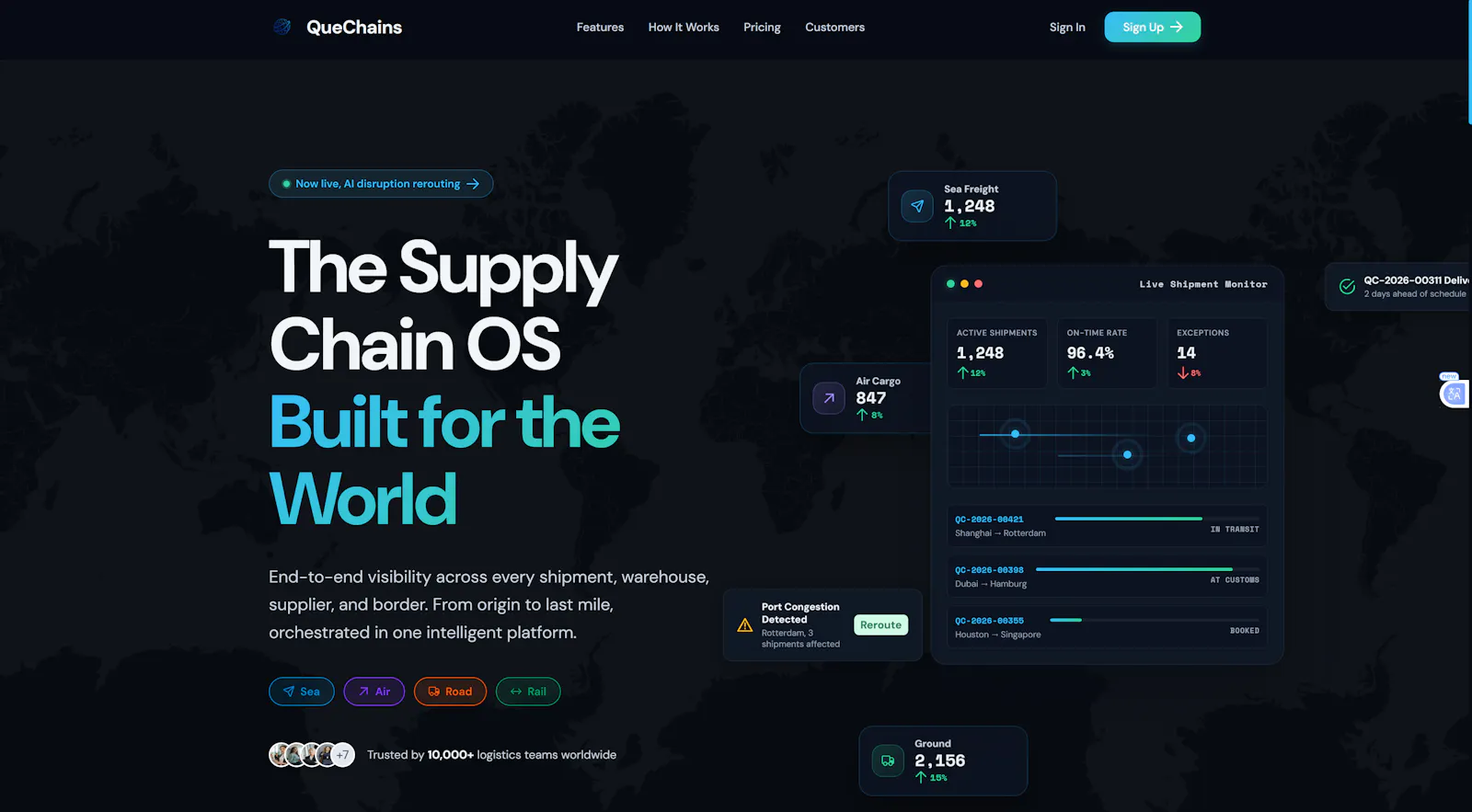 Quechains screenshot 1