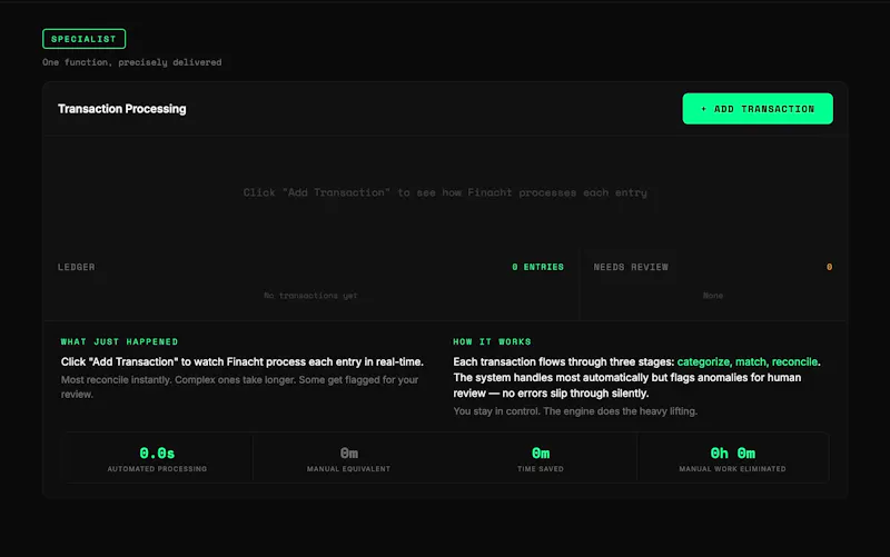 Finacht screenshot 1