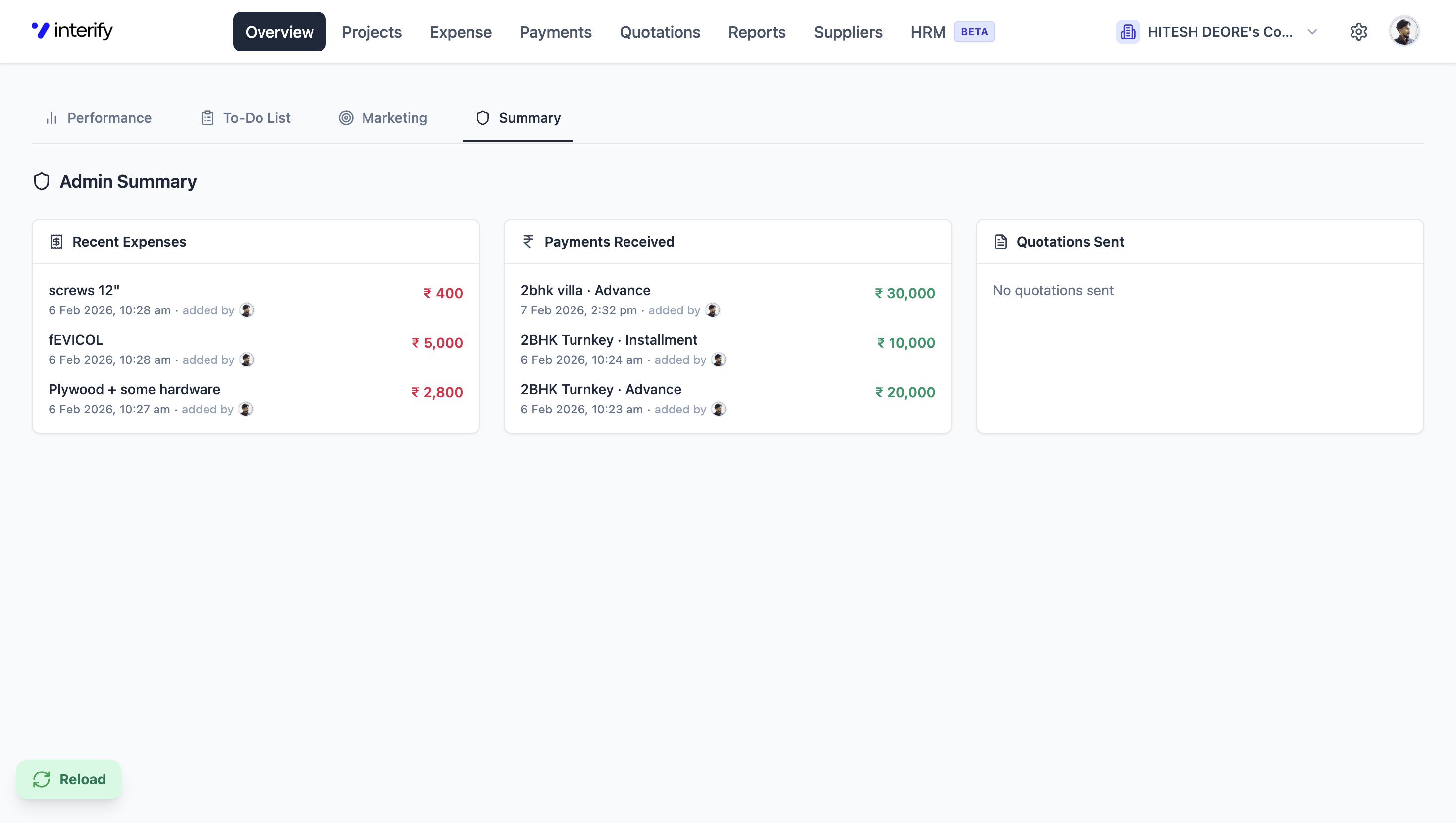 Interify gallery image