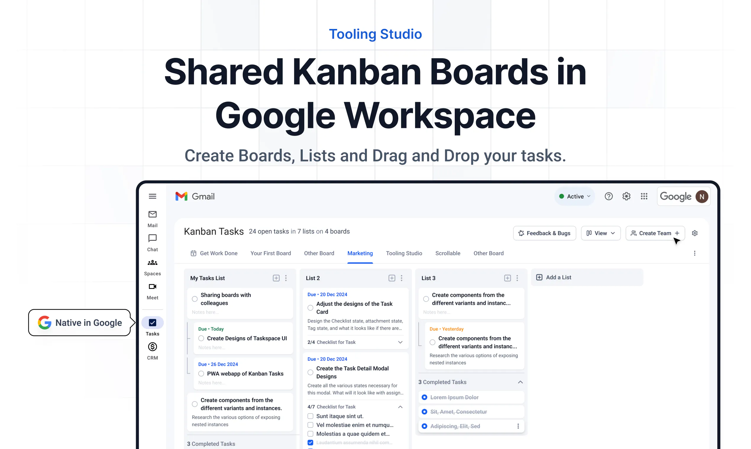 Tooling Studio: Tools for Google Workspace • Kanban Tasks & Sales CRM ...
