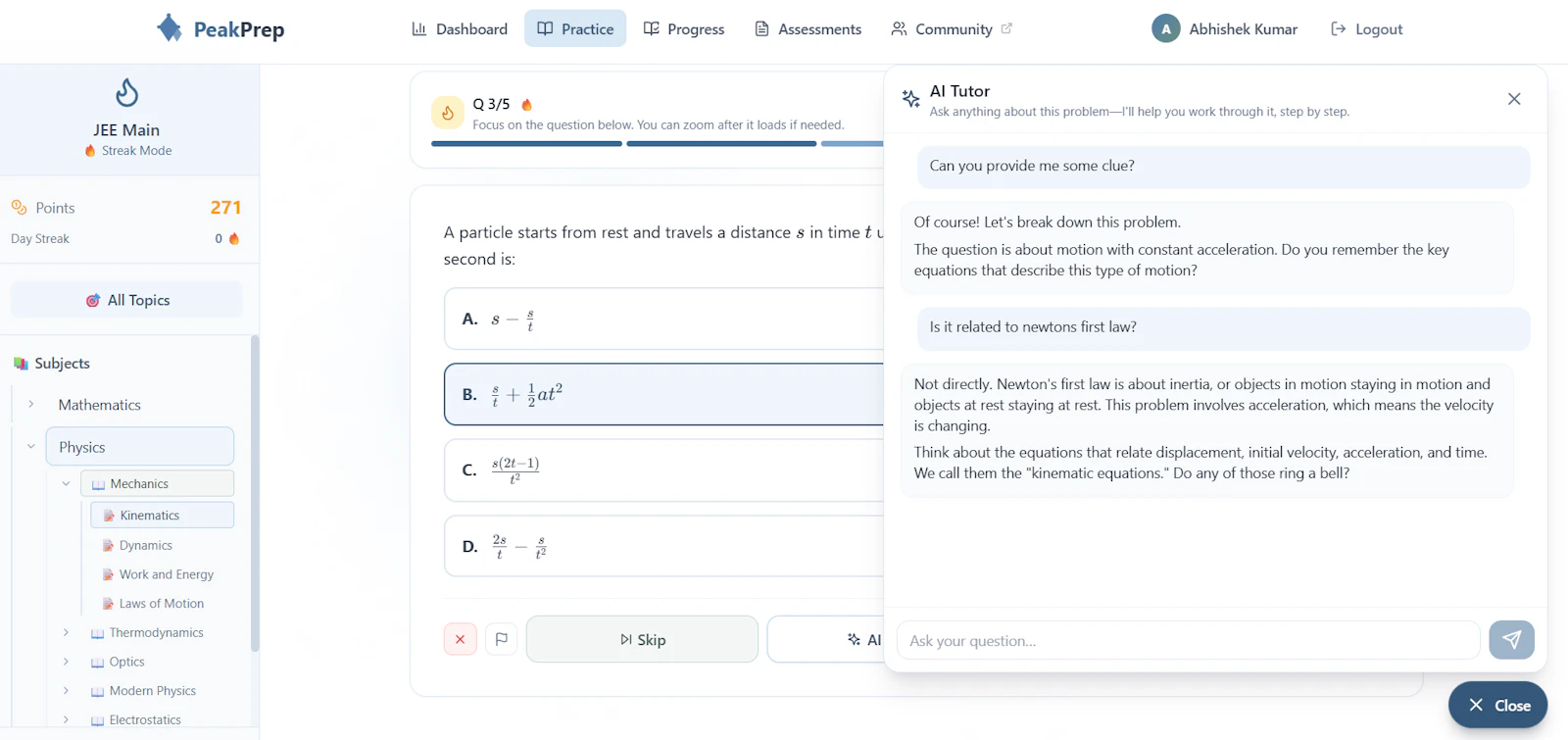 PeakPrep screenshot 3