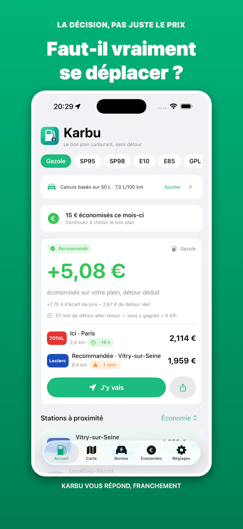 Karbu - Carburant malin screenshot 1