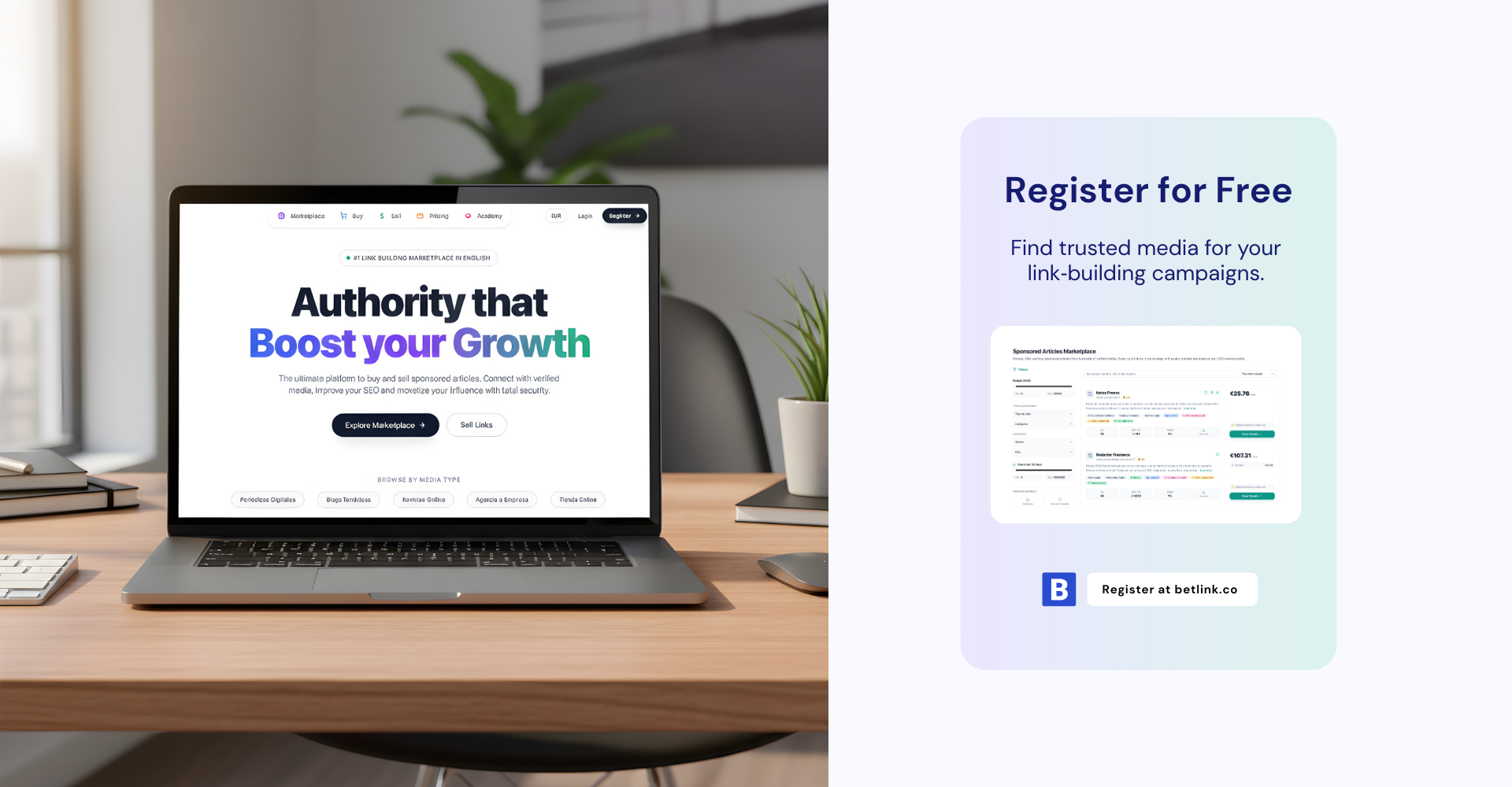 Betlink - Screenshot 4 showing product features and functionality