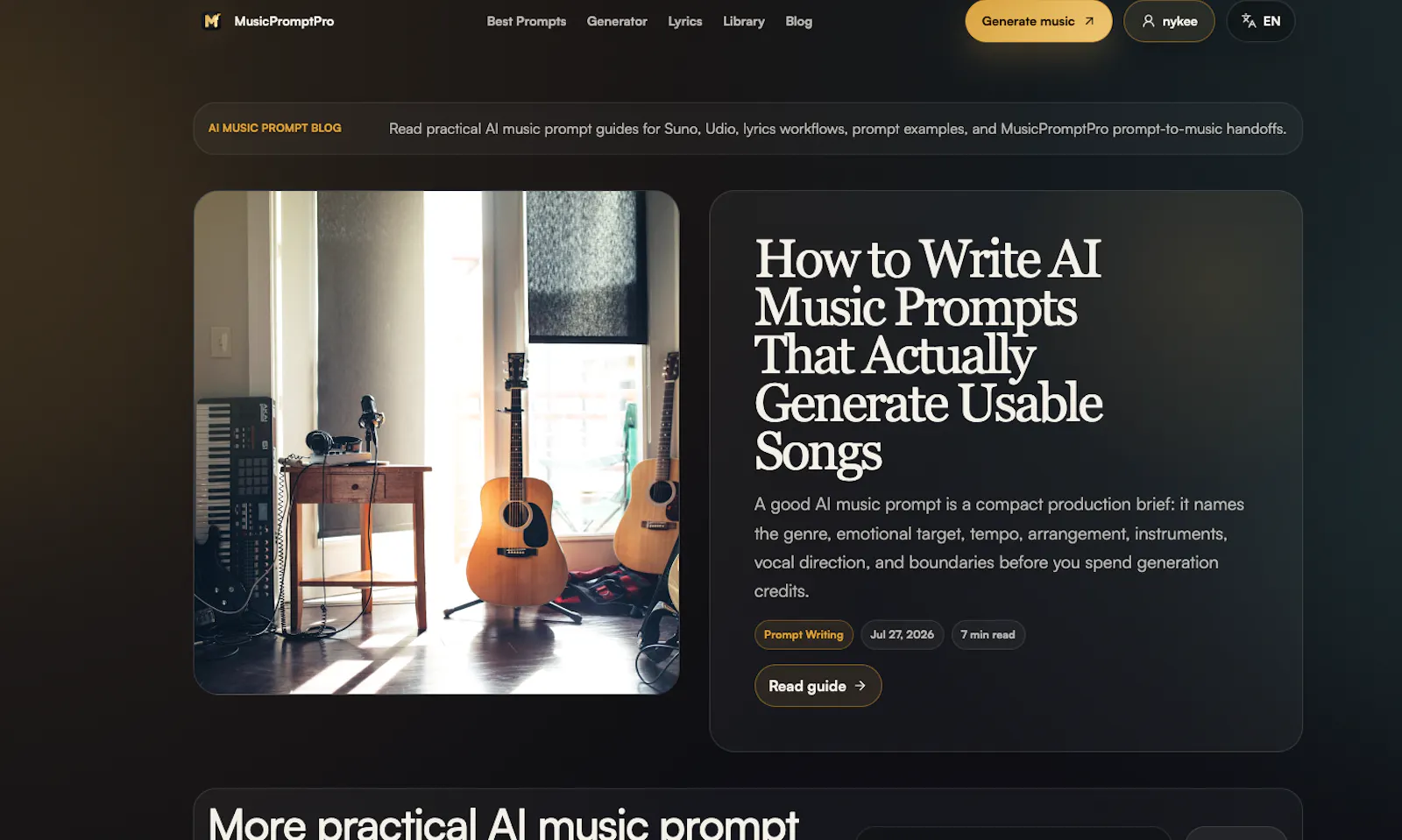 musicpromptpro screenshot 3