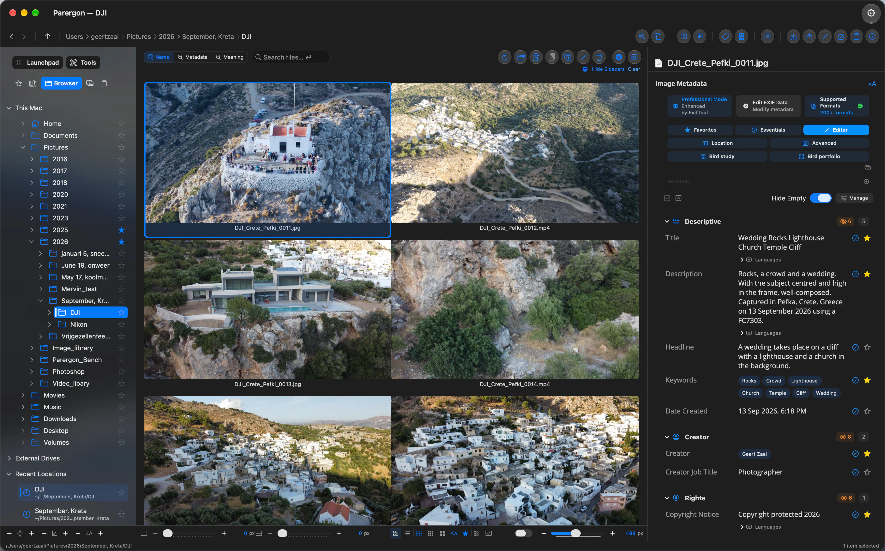 Parergon Metadata Editor for mac gallery image