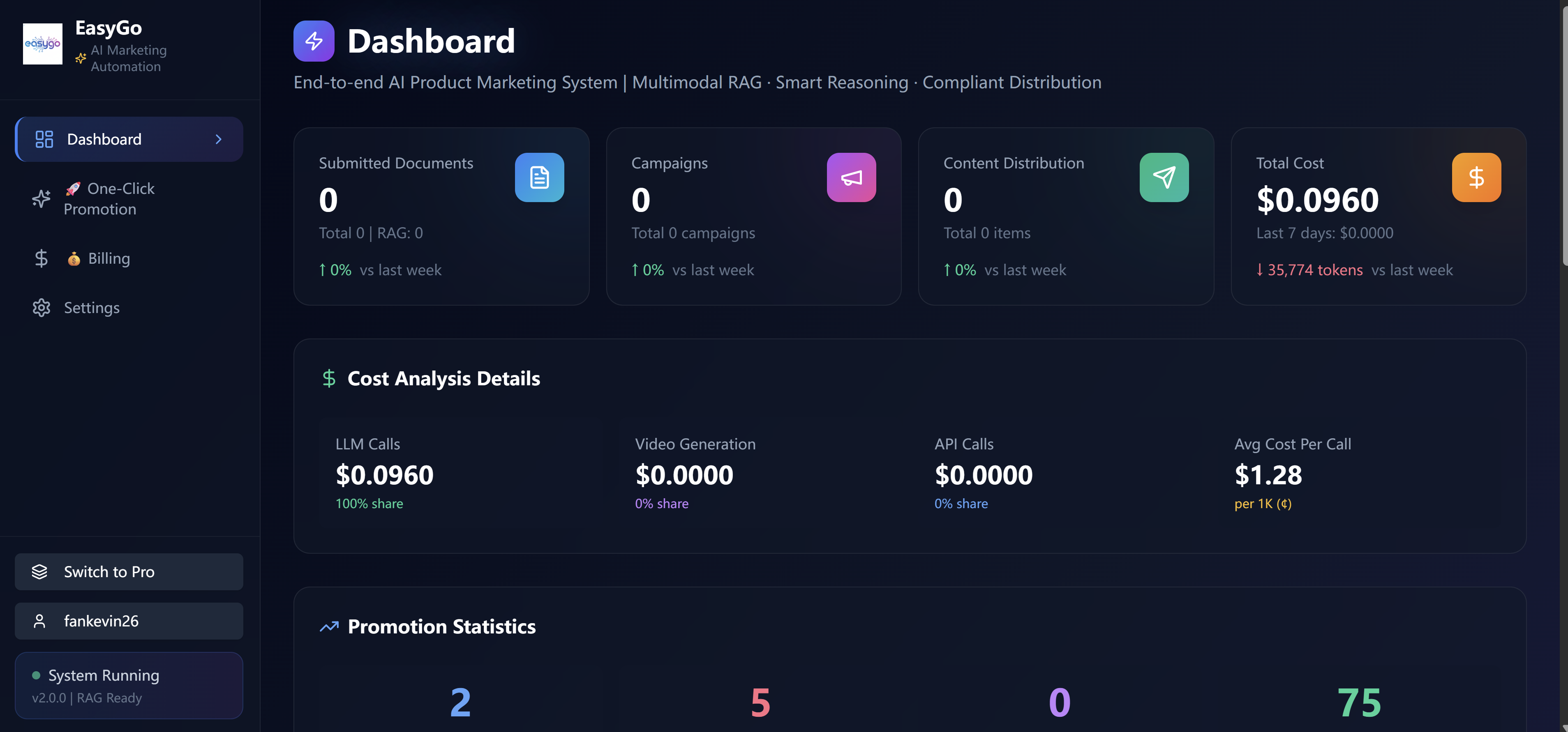 EasyGO - Screenshot 2 showing product features and functionality