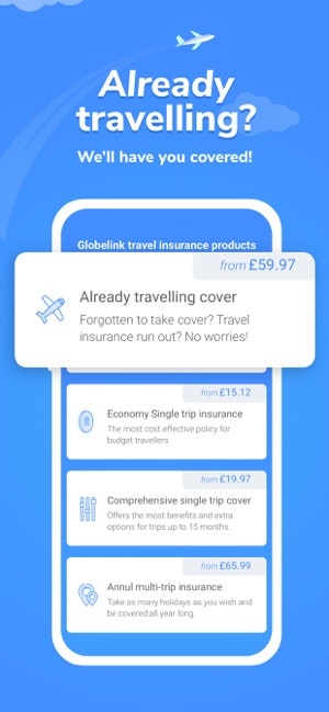 Globelink Travel Insurance App gallery image