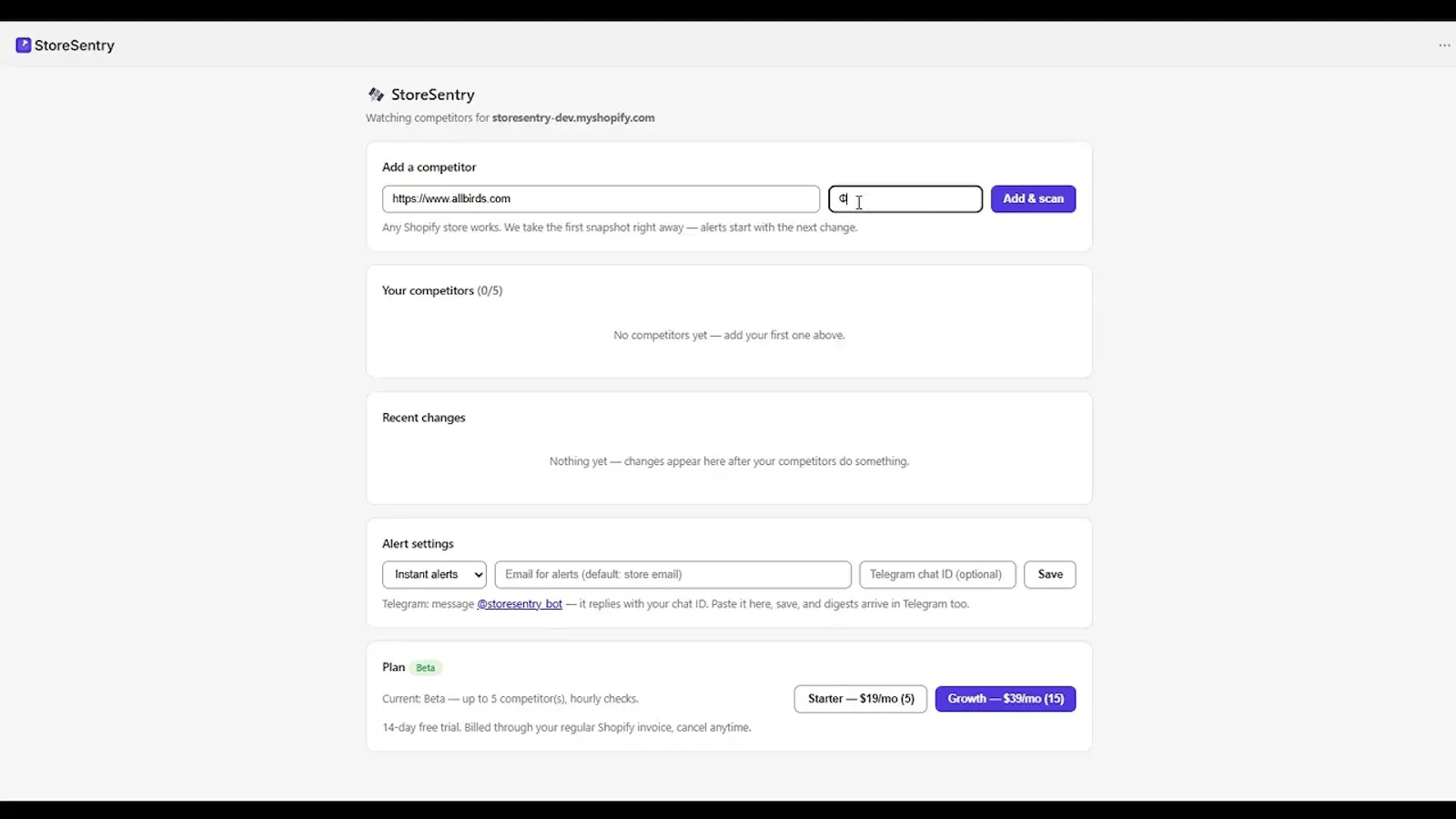 StoreSentry screenshot 1 (video preview)
