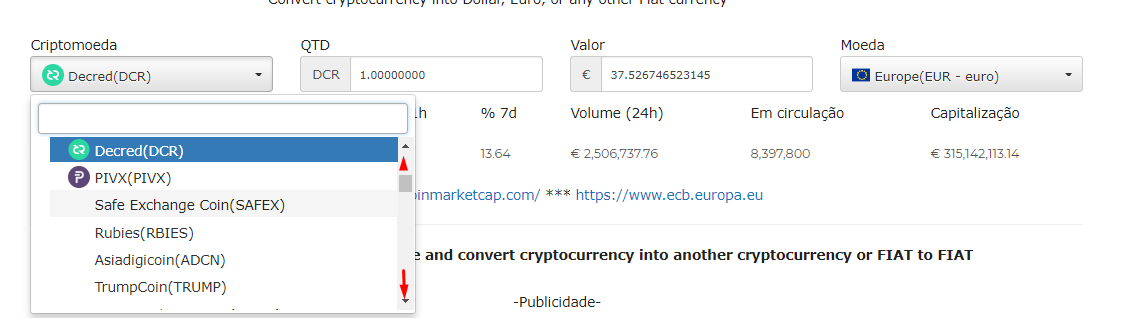 Cryptocurrency converter gallery image
