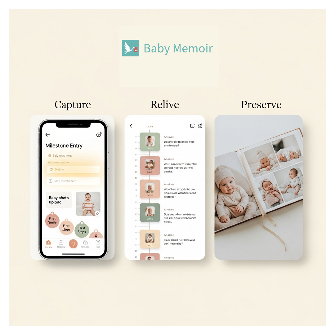 Baby Memoir - Main product screenshot demonstrating key features and user interface