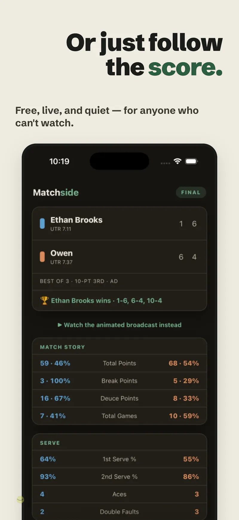 Matchside screenshot 5