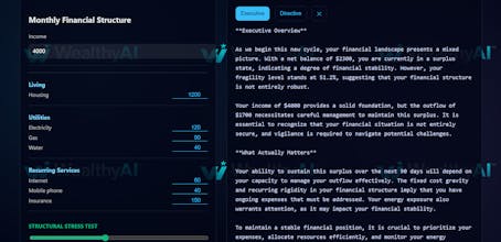 WealthyAI ⧈ gallery image