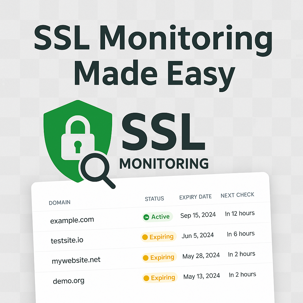 SSL Monitor - Монитор SSL: мониторинг срока действия сертификата SSL медиа 2
