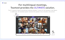 Teameet - Multilingual Team Meeting media 2