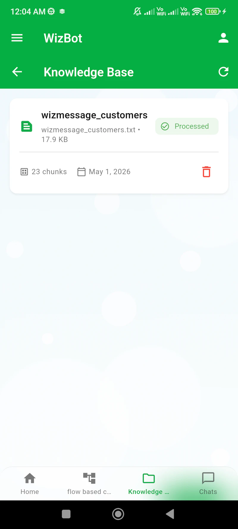 WizBot: No-Code WhatsApp AI Chatbot  screenshot 8