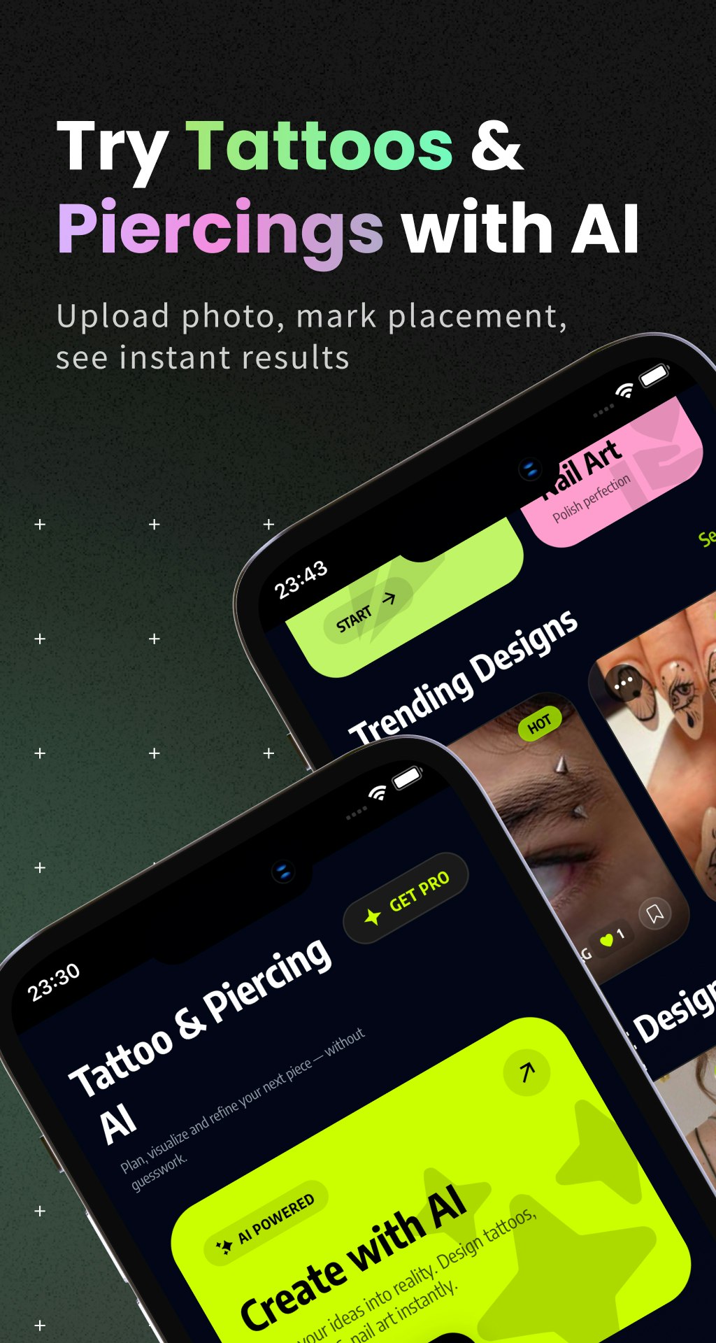 Tattoo & Piercing AI gallery image