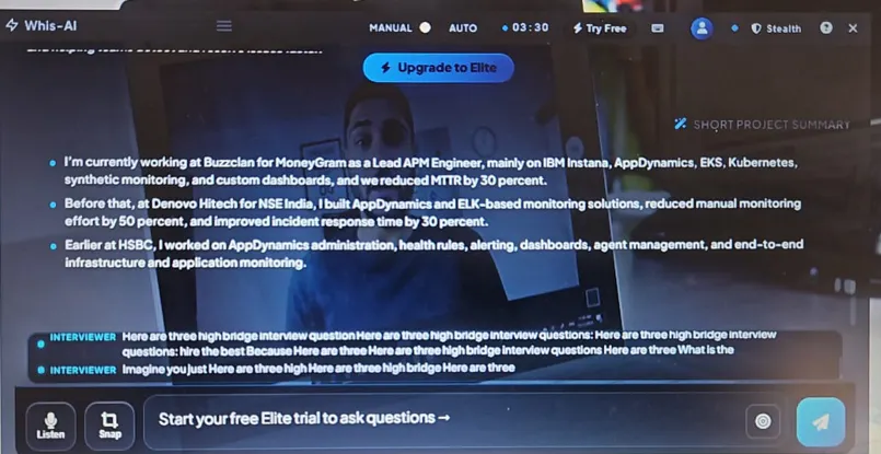 WhisAI - Real Time Interview Copilot gallery image