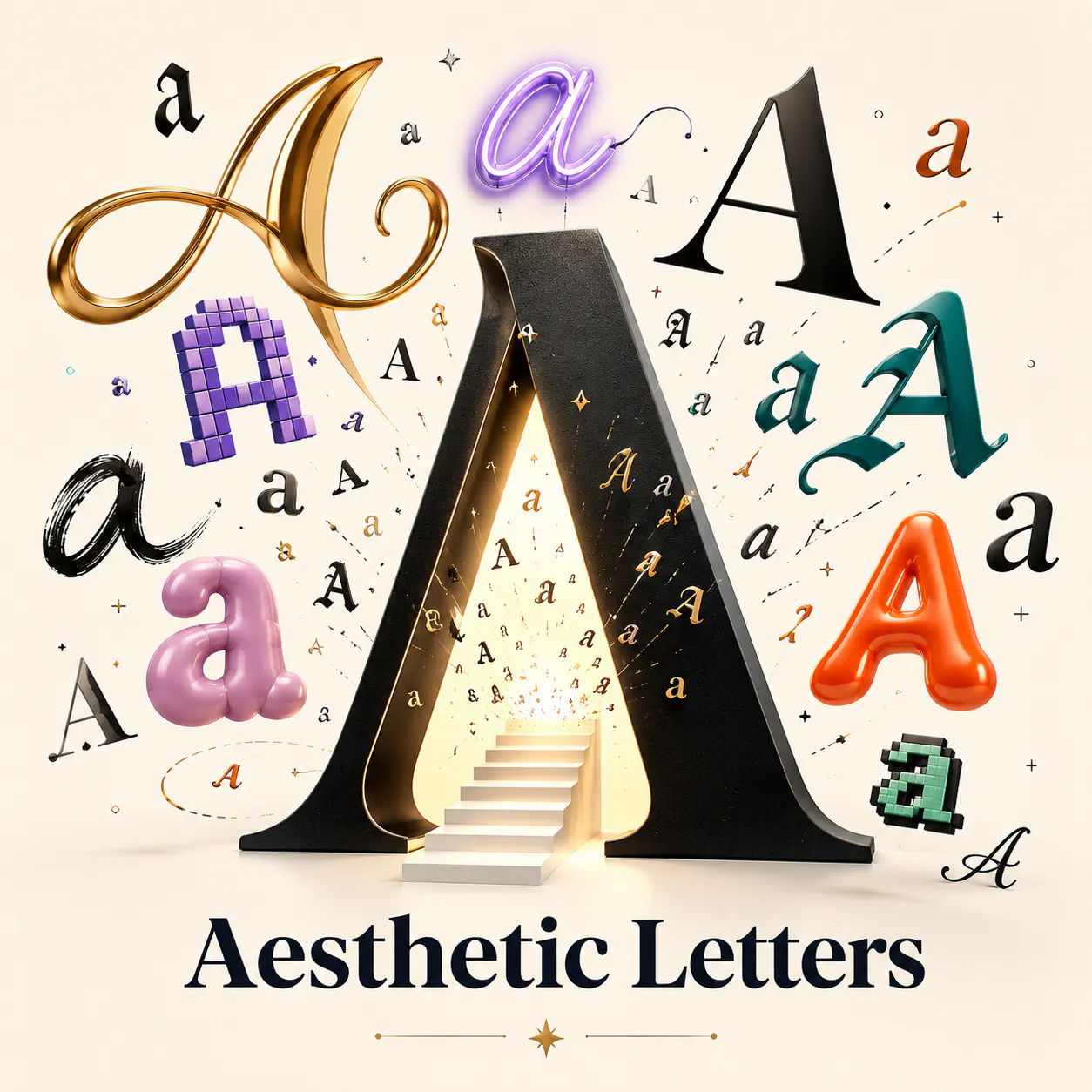 Banner del producto Aesthetic Letters