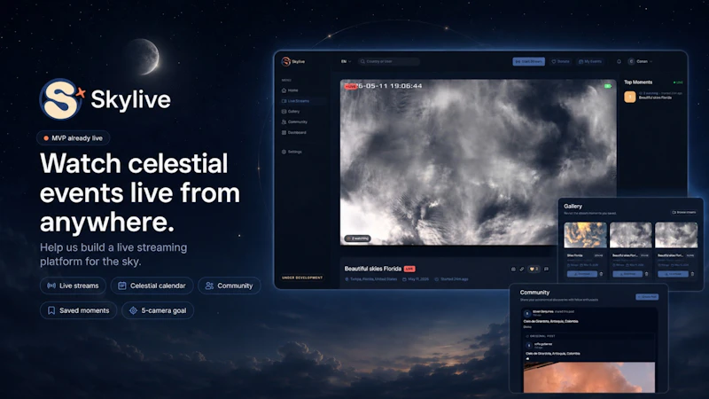 Skylive screenshot 1