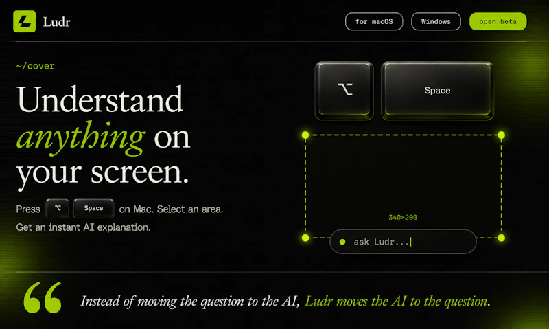  Ludr AI — Understand Any Screen screenshot 12