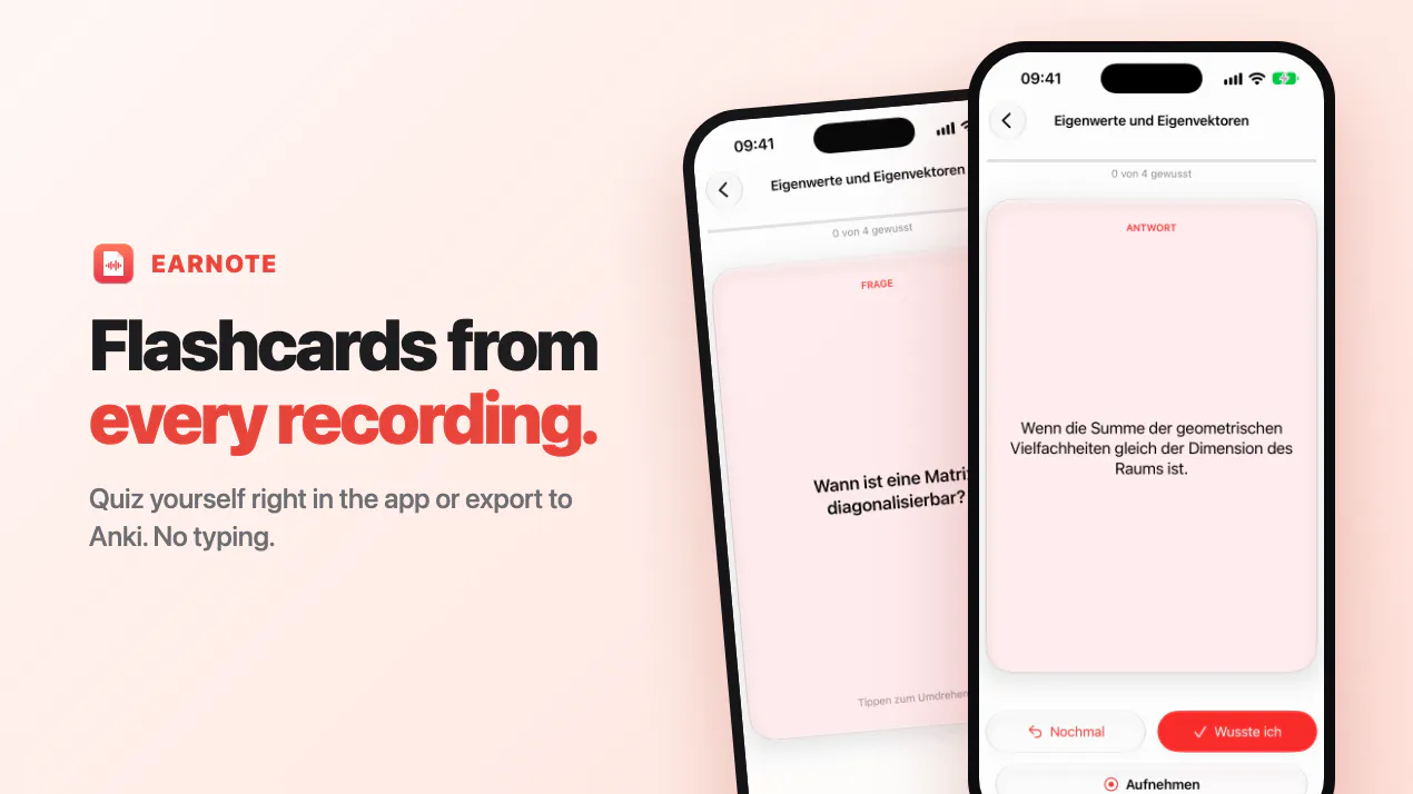 Earnote product