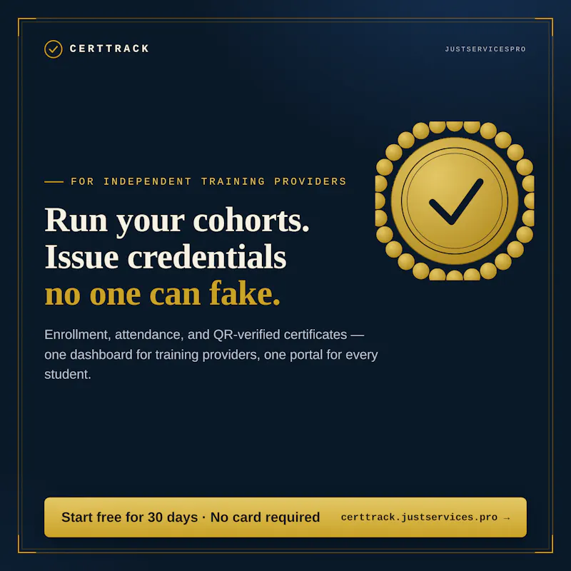 CertTrack  screenshot 7