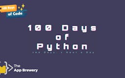 100 Days of Python media 3