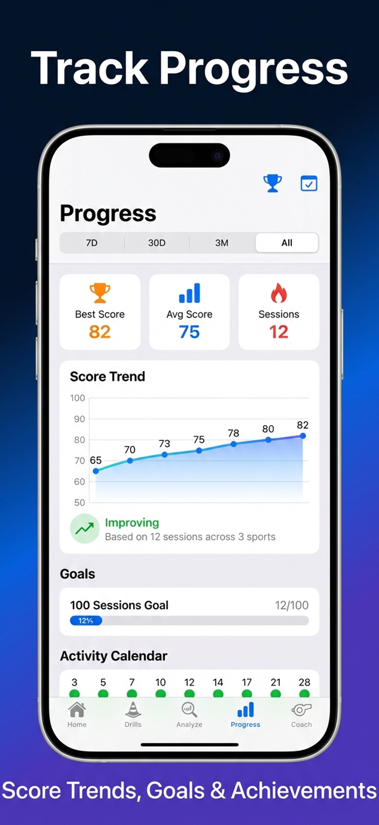 SportsReflector-AI Analysis & AR drills - Screenshot 4 showing product features and functionality