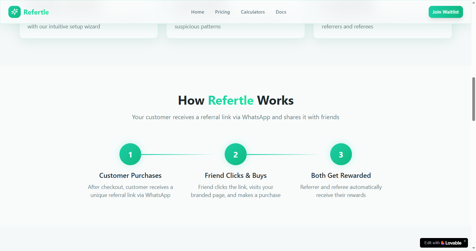 Refertle - Screenshot 3 showing product features and functionality