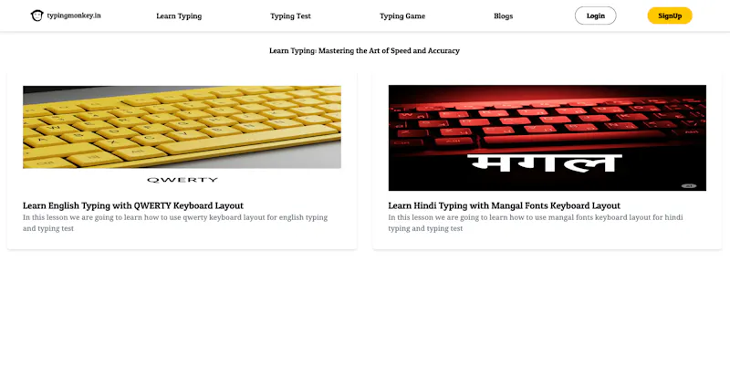 Typing Monkey screenshot 2