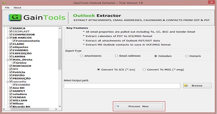GainTools Outlook Extractor gallery image
