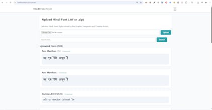 Hindi Font Style Generator gallery image