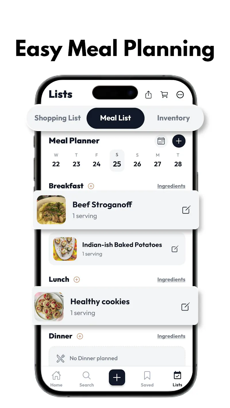 ReciAI: Recipe Saver & Planner screenshot 3