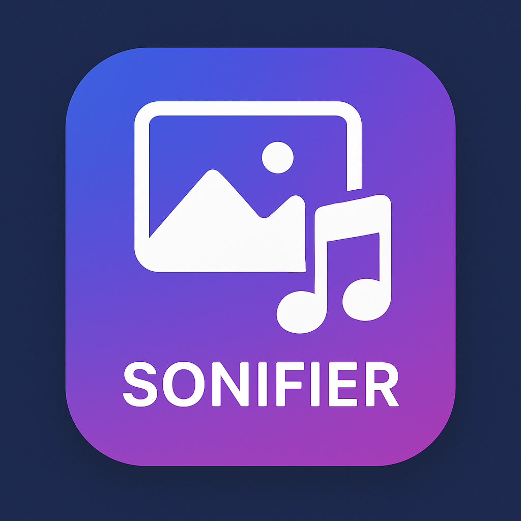 Sonifier image to mu... logo