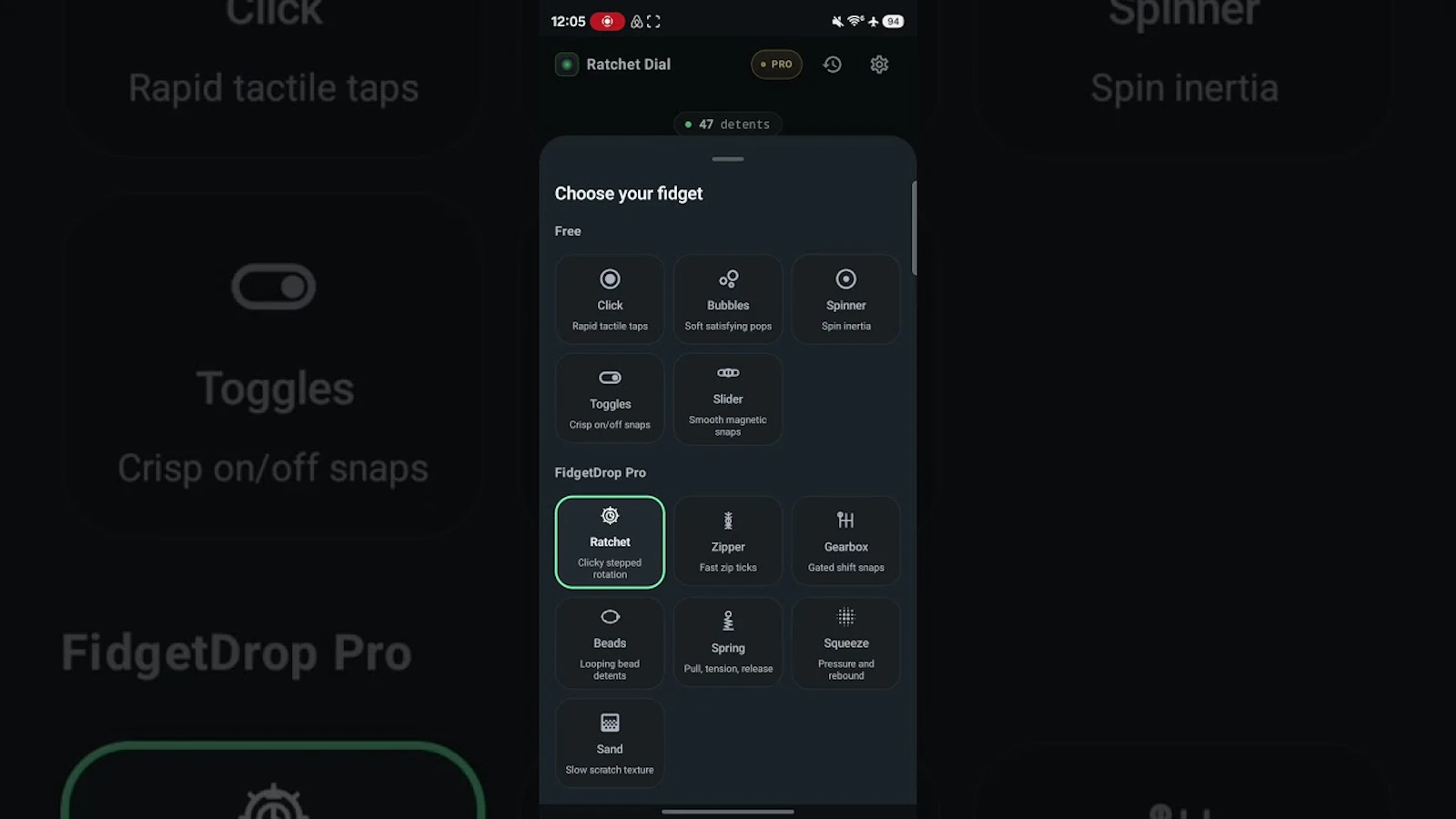 FidgetDrop screenshot 1 (video preview)