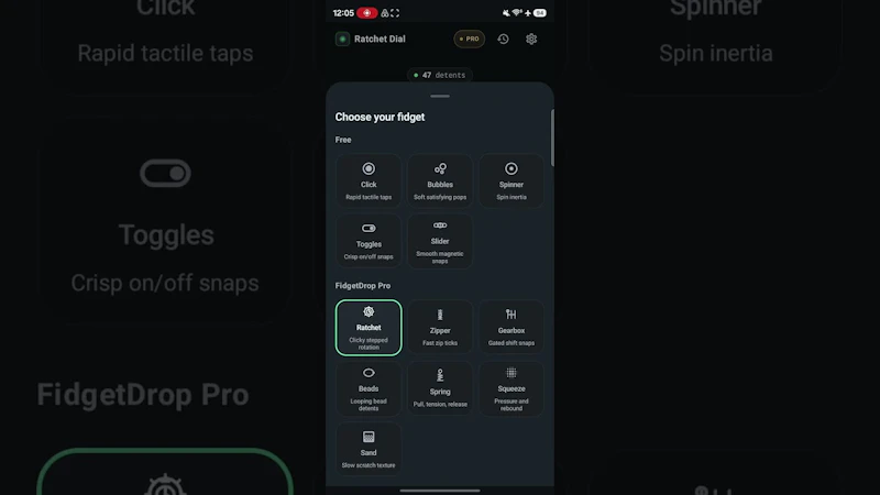 FidgetDrop screenshot 1 (video preview)