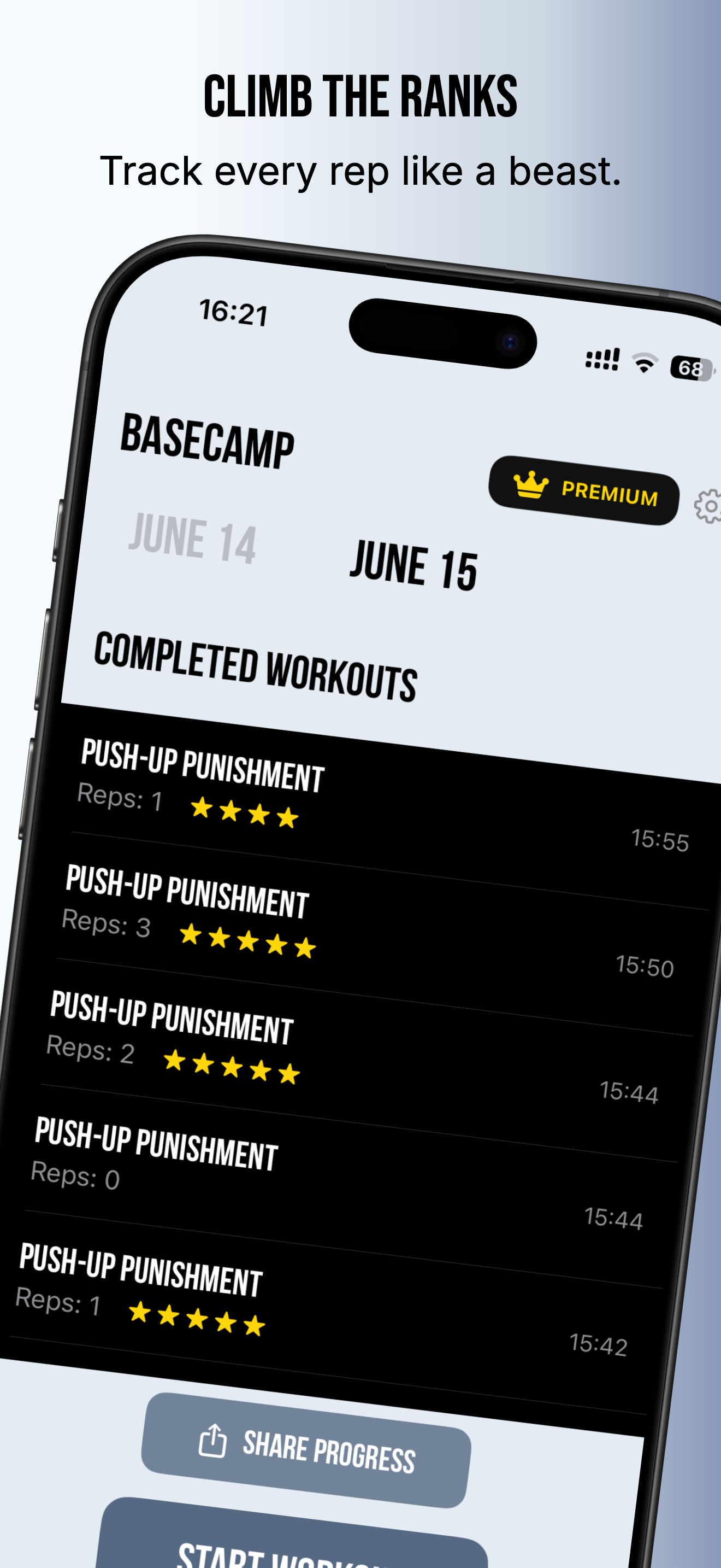 IronYeti Trainer with Attitude - The Fitness App That Yells at You (Lovingly) media 4