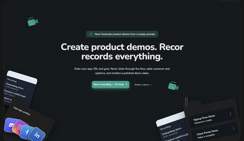 Recor screenshot 2