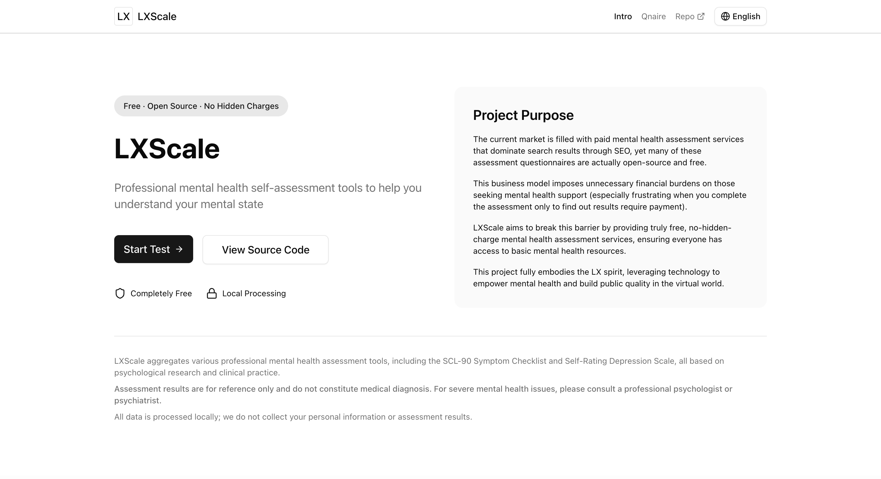 Lxscale - Gratis professioneel psychologisch testplatform media 1