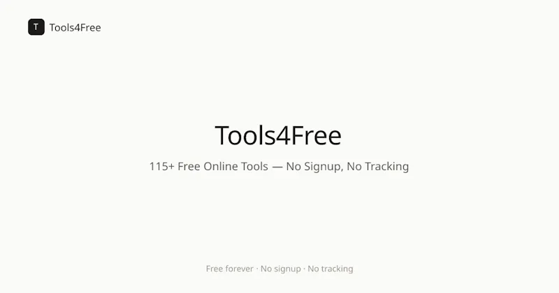 Tools4Free screenshot 1