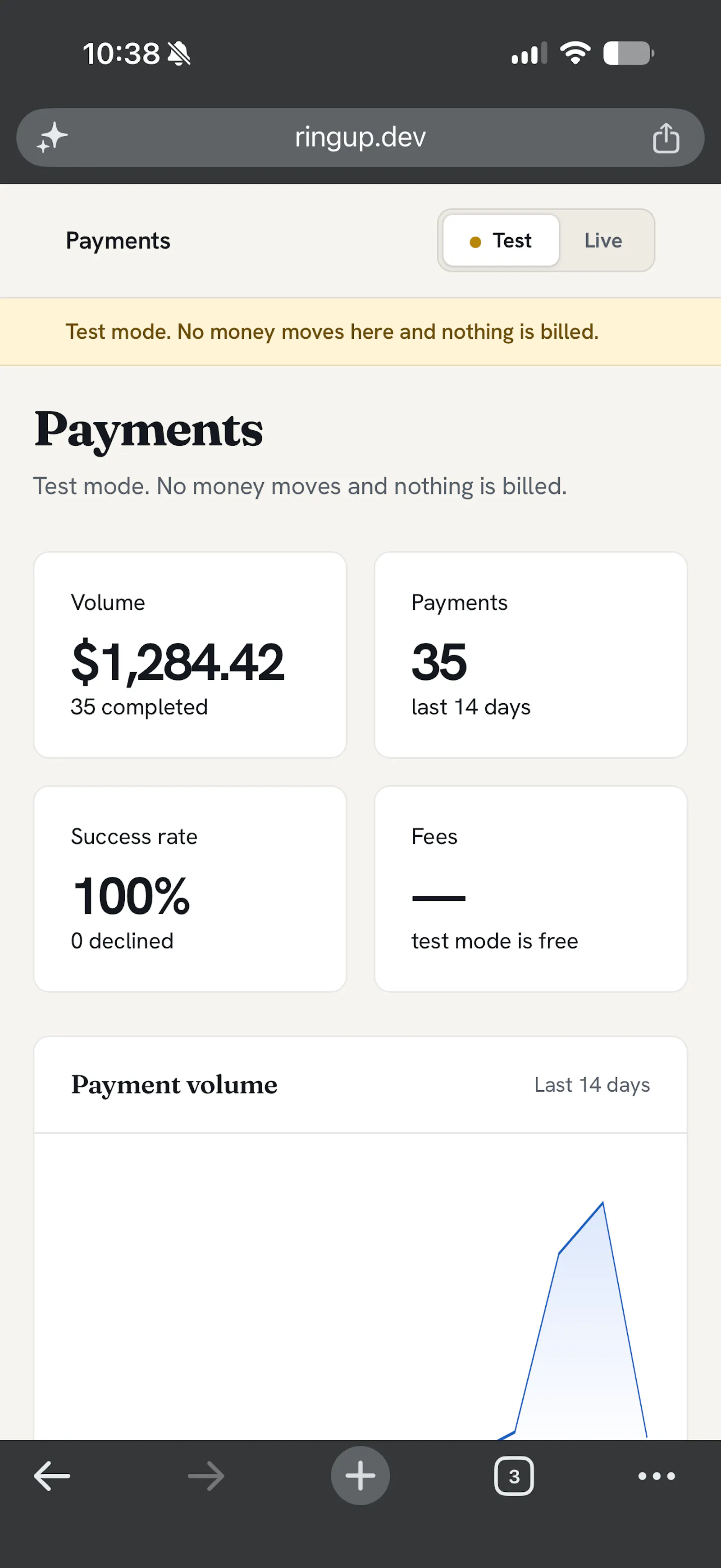 Ringup screenshot 3